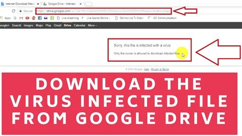 Can Google Drive be infected?