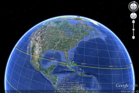 Can Google Maps show latitude?