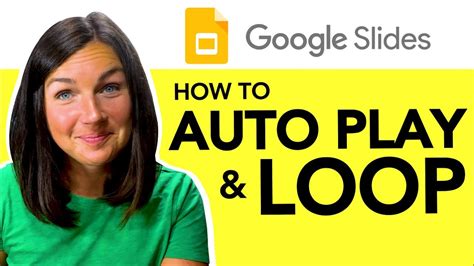 Can Google Slides autoplay and loop?