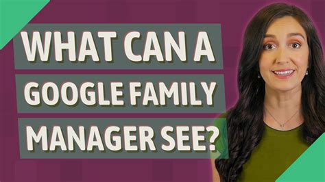 Can Google family Manager see search history?