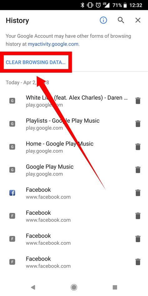 Can Google see my deleted history?