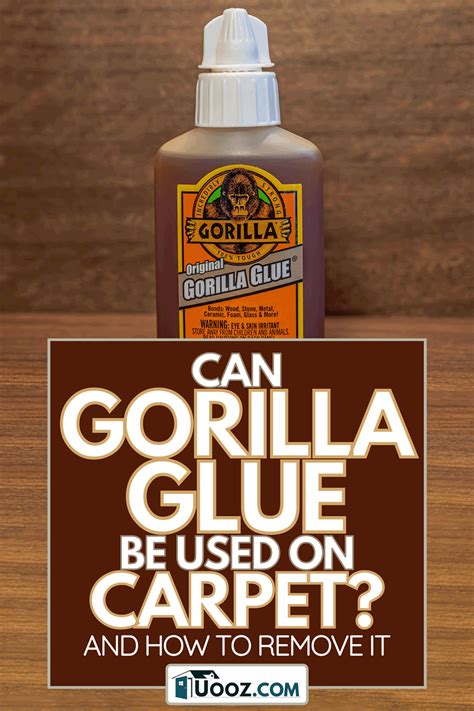 Can Gorilla Glue be removed?