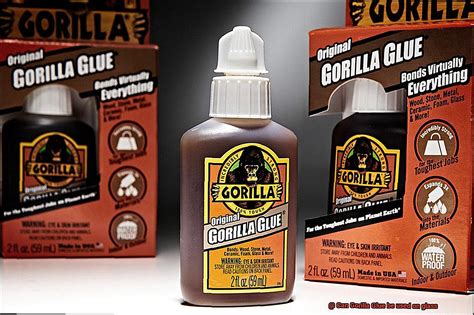 Can Gorilla Glue be used on cracked glass?