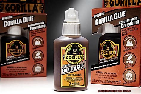 Can Gorilla Glue be used on metal?