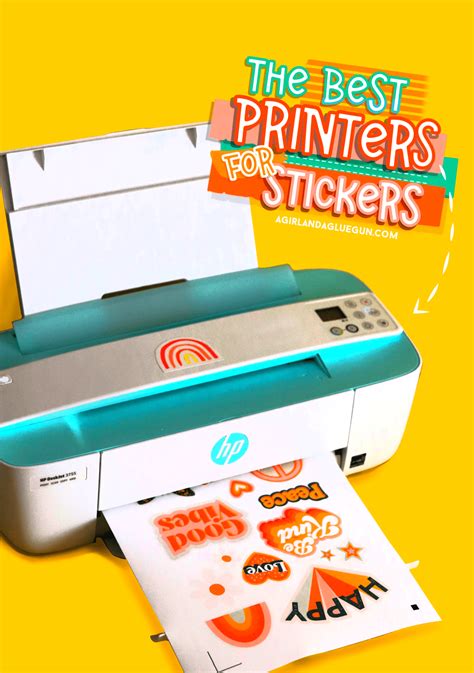 Can HP inkjet print stickers?