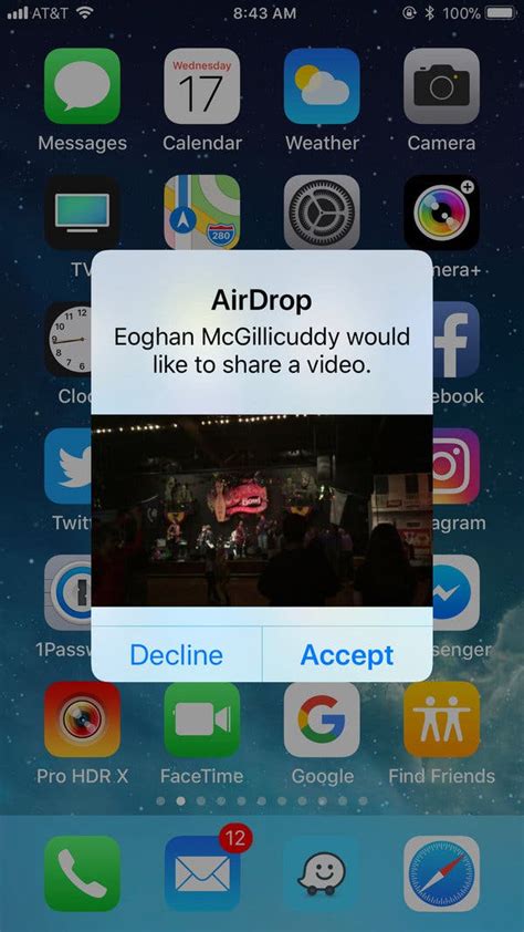 Can I AirDrop a 50 min video?