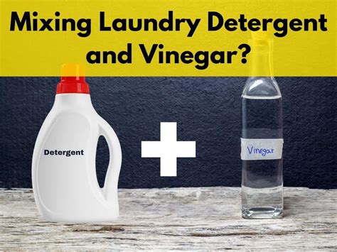 Can I add vinegar to my laundry detergent?