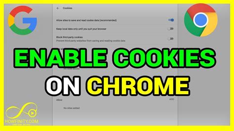 Can I allow all cookies in Chrome?