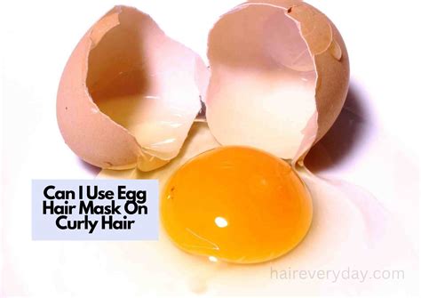 Can I apply egg on hair daily?