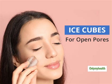Can I apply ice on open pores?