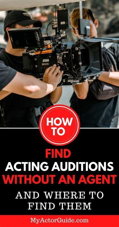 Can I audition without an agent?