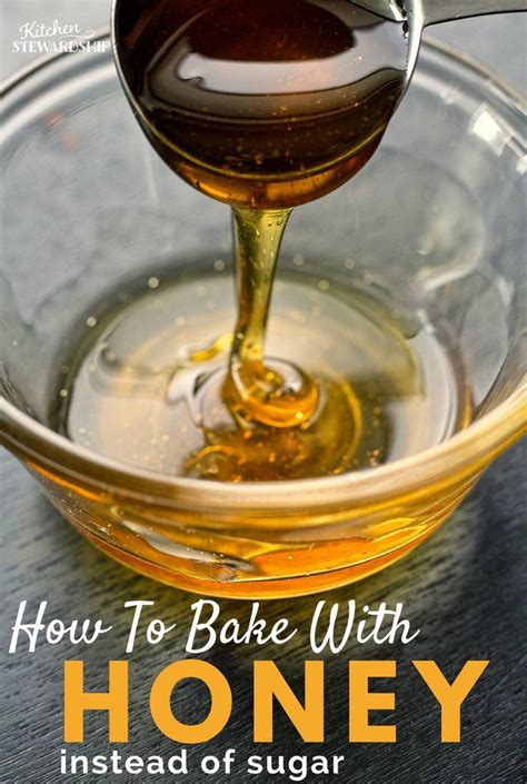 Can I bake with honey instead of sugar?