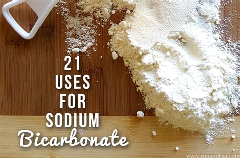 Can I bake with sodium bicarbonate?