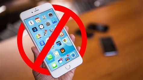 Can I ban an app from my iPhone?