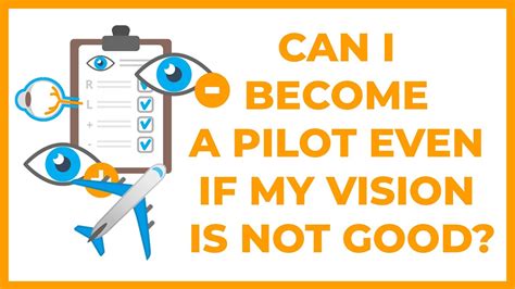 Can I be a pilot with bad eyesight?
