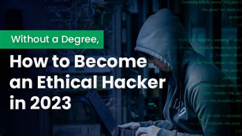 Can I become a ethical hacker without a degree?