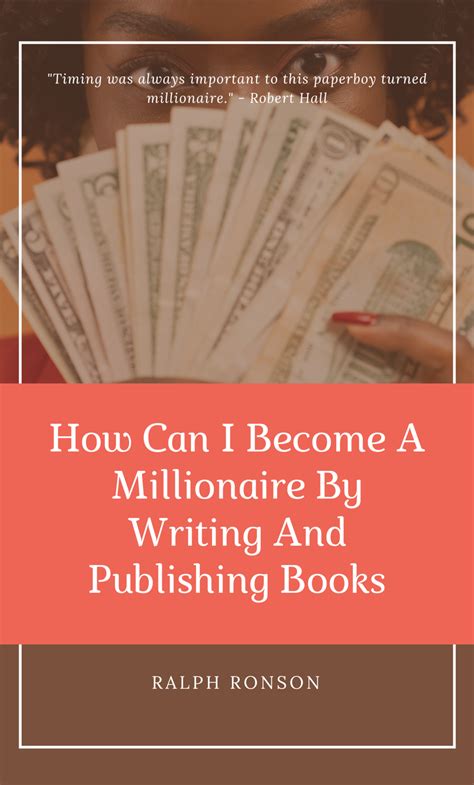 Can I become a millionaire writing books?
