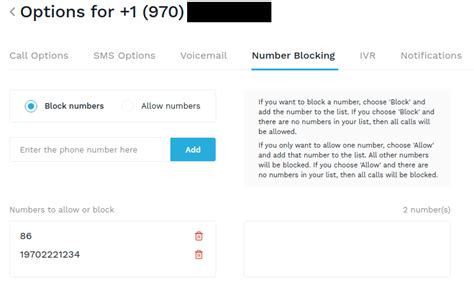 Can I block all calls from China?