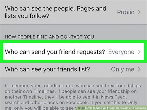 Can I block all friend requests?