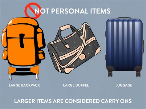 Can I bring a backpack as a personal item?