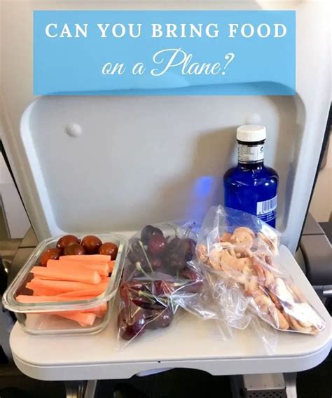 Can I bring food on a plane?