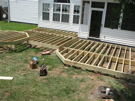 Can I build a deck into the ground?