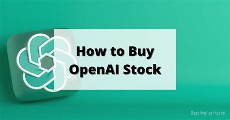 Can I buy stock in OpenAI?