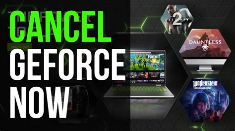 Can I cancel GeForce NOW?