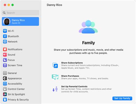 Can I change Apple Family Sharing?