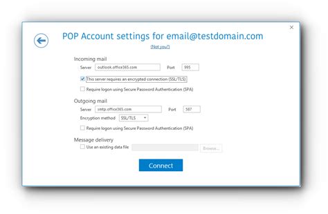 Can I change IMAP to POP3 in Outlook 365?
