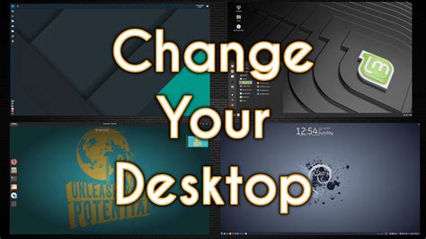 Can I change my Linux desktop environment?