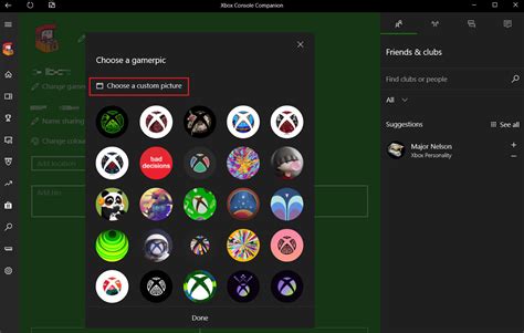 Can I change my Xbox user on the app?