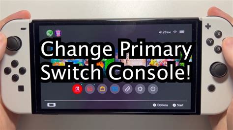 Can I change my primary switch console?