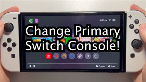 Can I change primary switch without the console?