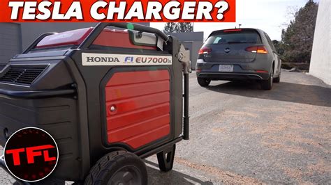 Can I charge Tesla with generator?