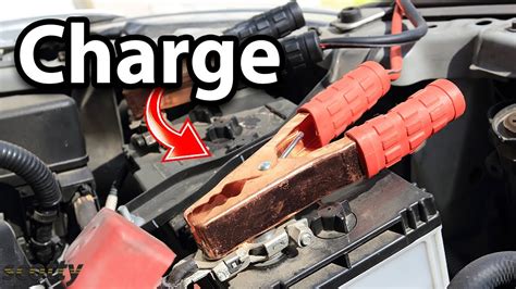 Can I charge my battery by running the engine?