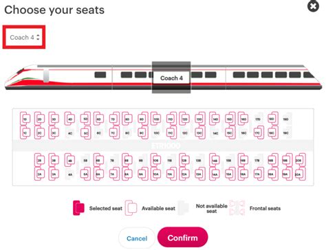 Can I choose seats on rail Europe?