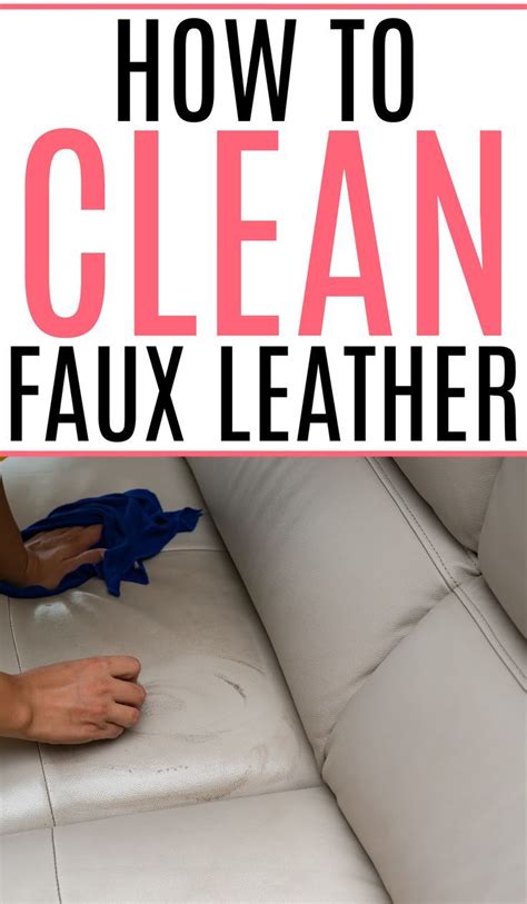 Can I clean faux leather with leather cleaner?