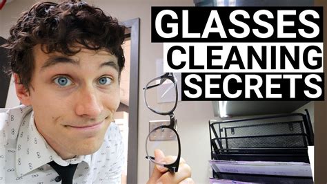 Can I clean my glasses with my shirt?