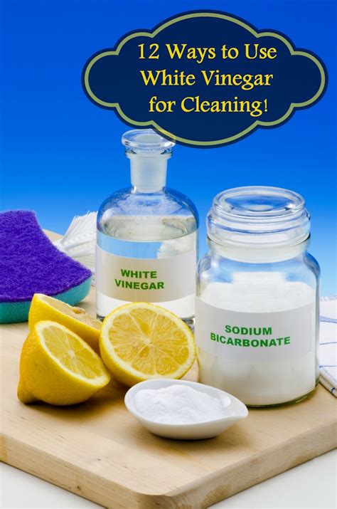 Can I clean with distilled white vinegar?