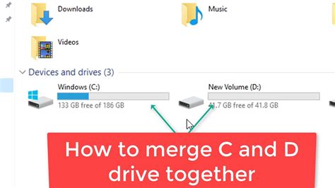 Can I combine C drive and D drive?