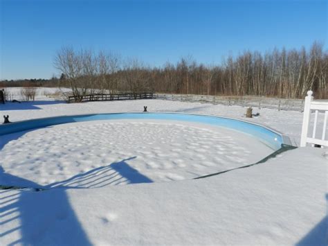 Can I completely drain my pool for the winter?