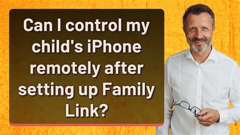 Can I control my child's iPhone remotely?