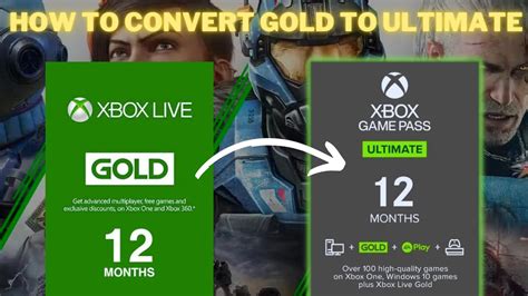 Can I convert Xbox Gold to Ultimate?