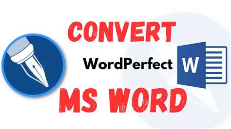 Can I convert word to WordPerfect?