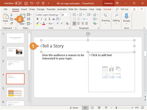 Can I copy text from PowerPoint?