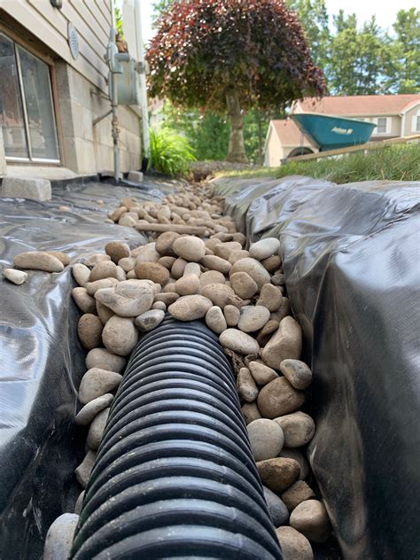 Can I cover a French drain with dirt?