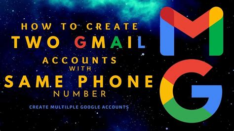 Can I create 2 Google accounts with same phone number?