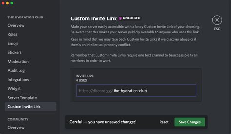 Can I create a custom link?