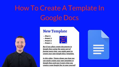 Can I create my own template in Google Docs?